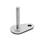GN 45 Piedini di livellamento, acciaio INOX AISI 316 L, con aletta di fissaggio, a forma di goccia Tipo (base): D3 - Con disco antiscivolo, vulcanizzata, colore nero
Versione (vite): T - Senza dado, sede per chiave in basso