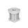 GN 992.5 Insert Bushings, Stainless Steel, for Round Tubes and Square Tubes Outside-Ø: V - Square