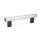 GN 666 Tubular Handles, Tube Aluminum / Stainless Steel Material / Finish: EL - Anodized, natural color