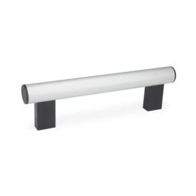 GN 666 Tubular Handles, Tube Aluminum / Stainless Steel Material / Finish: EL - Anodized, natural color