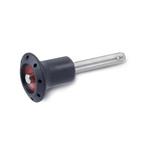 Ball Lock Pins, Pin Stainless Steel AISI 630, Knob Plastic