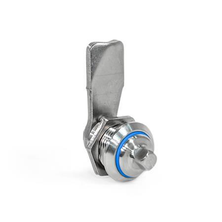 Elementos de cierre GN 115: Acero inoxidable, accionamiento con llave de vaso, clase de protección IP 69k