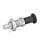 GN 817.2 Stainless Steel Indexing Plungers with Long Plastic Knob Material: NI - Stainless steel
Type: BK - Without rest position, with lock nut