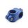 GN 132.9 Two-Way Connector Clamps, Plastic Color: V - blue, RAL 5005, matte finish