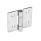 GN 136 Sheet Metal Hinges, Stainless Steel, Square or Vertically Elongated Material: A4 - Stainless steel
Type: C - With countersunk holes
Length: l2 (q) - square