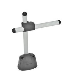 GN 177 Universal Work Holding and Positioning Fixtures, Plastic Color of the cover cap: DSW - Black, RAL 9005, shiny finish