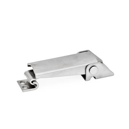 GN 831 Toggle Latches, Steel / Stainless Steel Material: NI - Stainless steel
Type: A - Without safety catch
Identification No.: 1 - Long type
