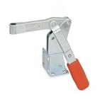 Toggle Clamps, Steel, Operating Lever Vertical, with Dual Flanged Mounting Base