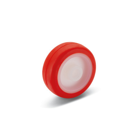 Wheels GN 22880: Wheel Tread Polyurethane, Wheel Core Polyamide