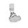 GN 115 Loquets, inox, manipulation par éléments d'actionnement Type: KGN - avec bouton à ailettes