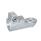GN 276 Noix de serrage orientables, aluminium Type: MZ - avec encoche de centrage
Finition: BL - blanc, grenaillée mate