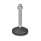 GN 344.2 Leveling Feet, Threaded Stud Steel, Foot Antistatic ESD Plastic Type: B - With nut, without rubber pad