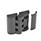 GN 151.3 Hinges with Cover, Plastic Type: SH - 2x2 bores for countersunk screws