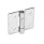 GN 136 Sheet Metal Hinges, Stainless Steel, Square or Vertically Elongated Material: NI - Plain
Type: B - With through-holes
Length: l2 (q) - square