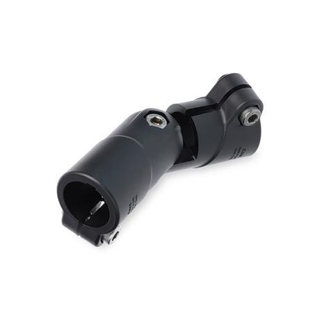 GN 286.9 Swivel Clamp Connector Joints, Plastic Color: SW - Black, RAL 9005, matte finish