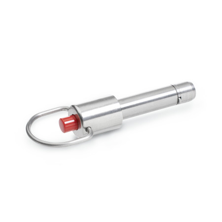 Locking Pins GN 214.3: Stainless Steel, with Axial Lock (Pawl)