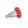 GN 822.1 Mini Indexing Plungers, Steel / Stainless Steel, Open Indexing Mechanism, with Red Knob Type: C - With rest position
Material: ST - Steel
Color: RT - Red, RAL 3000