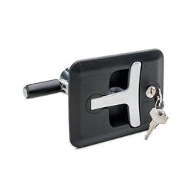 GN 5630 Rotary Toggle Latches Color: GR - Gray, RAL 7035, matte finish