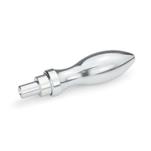 Drehbare Ballengriffe Stahl,  Aluminium, Kunststoff