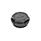 GN 742 Threaded Plugs with and without Symbols, Viton-Seal, Aluminum, Resistant up to 180°C Type: ESS - With DIN re-fill symbol, anodized, black
Identification no.: 1 - Without vent hole
