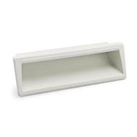 GN 731.1 Gripping Trays, Clip-In Type, Plastic Color: WS - White, RAL 9002, matte finish
