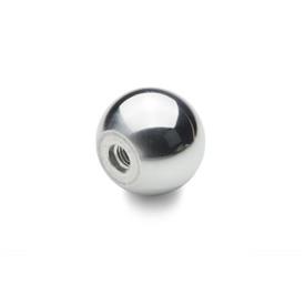 DIN 319 Ball Knobs Steel, Aluminum Material: AL - Aluminum<br />Type: C - With thread