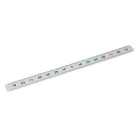 GN 711 Rulers, Stainless Steel / Plastic, Self-Adhesive Material: KUS - Plastic<br />Type: W - Figures horizontally arranged (figure sequences L, M, R)<br />Sequence of the figures: M