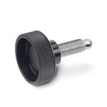 Knurled Screws with Ball Pin