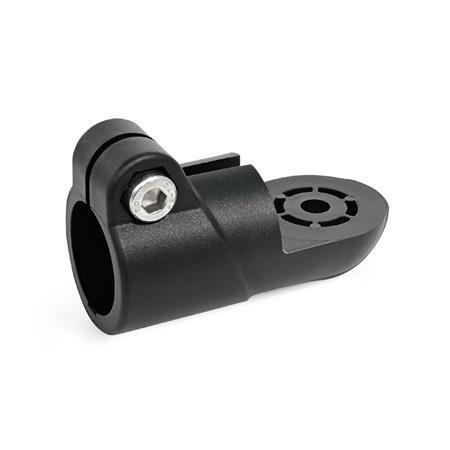 GN 276.9 Swivel Clamp Connectors, Plastic Type: OZ - Without centring step (smooth)
Color: SW - Black, RAL 9005, matte finish