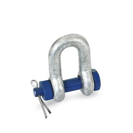 Shackles for secure load attachment secure load attachment | Ganter