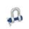 GN 584 Shackles, Steel, Straight Version Type: B - Bolt with nut and split pin