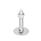 GN 41 Piedini di livellamento, acciaio INOX AISI 304 Tipo (base): D0 - Senza disco antiscivolo
Versione (vite): VK - Con dado, esagono esterno in alto e sede per chiave in basso