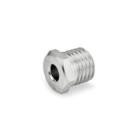 GN 412.4 Stainless Steel Positioning Bushings for Indexing Plungers 