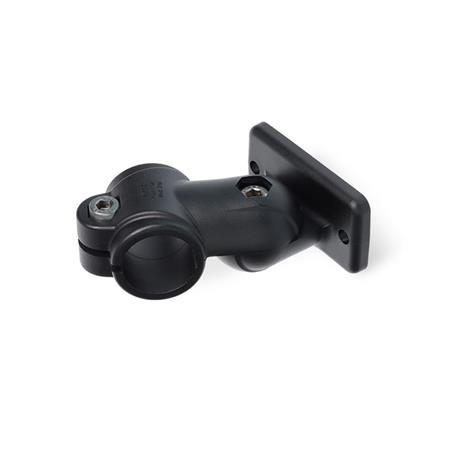 GN 282.10 Swivel Clamp Connector Joints, Plastic Color: SW - Black, RAL 9005, matte finish
x<sub>1</sub>: 40