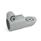 GN 276.9 Swivel Clamp Connectors, Plastic Type: OZ - Without centring step (smooth)
Color: GR - Gray, RAL 7040, matt finish