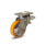 GN 22885 Medium Duty Casters, Wheel Tread Polyurethane, Wheel Core Aluminum, Medium Version Bearing type: K - Ball bearing
Type (bracket): LF - Swivel bracket with mounting plate, with total lock brake
Coding: M - Medium version
Material (bracket): ST - Steel sheet metal