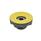 GN 636 Boutons étoile, plastique Type: B - avec alésage traversant lisse, tol. H7
Couleur: DGB - jaune, RAL 1021, finition mat