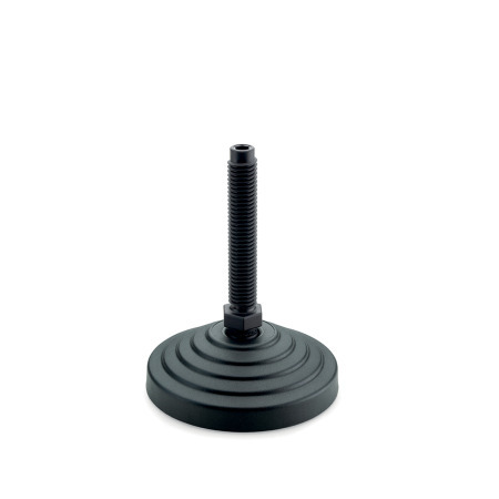 Leveling Feet GN 344.9: Plastic, with Threaded Stud
