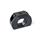 GN 612.1 Supports, acier, pour doigts d'indexage et doigts d'indexage à came Type: B - Trous de fixation verticaux par rapport au poussoir