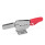 GN 820.3 Attrezzi di serraggio rapido, acciaio INOX, leva di azionamento orizzontale, con meccanismo di bloccaggio, con base di fissaggio orizzontale Materiale: NI - Acciaio INOX
Tipo: ML - Braccio di bloccaggio a forcella, con due rondelle flangiate