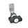 GN 115 Chiusure, acciaio INOX, con manopola in plastica Materiale: KG - Con manopola di serraggio in plastica