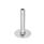 GN 41 Piedini di livellamento, acciaio INOX AISI 304 Tipo (base): D0 - Senza disco antiscivolo
Versione (vite): U - Senza dado, esagono interno in alto e sede per chiave in basso