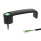 GN 422 Cabinet U-Handles, Zinc die casting, with with Electrical Switching Function / with Indicator Light , with One Function Element Function element 1: RK - Button, latching, with LED, red / green (bi-color)
Connection type: K2 - Cable, end open, 2 m
Finish: SW - Black, RAL 9005, textured finish