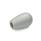 GN 719.2 Domed Gear Knobs, Plastic Color: GR - Gray, RAL 7040, shiny finish