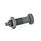 GN 613 Indexing Plungers, Steel / Plastic Knob Material: ST - Steel
Type: AK - With knob, with lock nut
