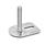 GN 43 Piedini di livellamento, acciaio INOX, con aletta di fissaggio, a forma rettangolare Form: E3 - Con disco antiscivolo, vulcanizzati, colore nero, con un foro asolato
Versione (vite): T - Senza dado, sede per chiave in basso