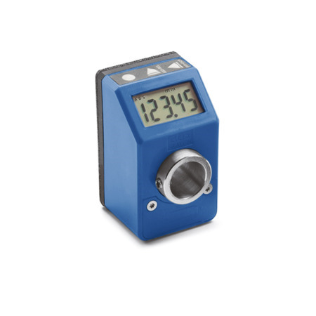 GN 9054 Indicadores de posición, 5 dígitos, electrónico, pantalla LCD Color: GR - Gris, RAL 7035
