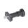 GN 817.1 Indexing Plungers, Steel / Plastic Knob Type: B - Without rest position