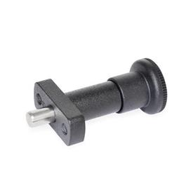 GN 817.1 Indexing Plungers, Steel / Plastic Knob Type: B - Without rest position
