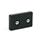GN 57.1 Retaining Magnets, Rectangular-Shaped, with Rubber Jacket Type: B - With 2 internal threads
Color: SW - Black